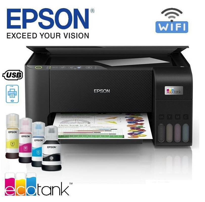 Epson L Imprime Escanea Copia Usb Wifi Positiv