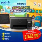 IMPRESORA MULTIFUNCIONAL EPSON  L3210, Imprime / Escanea / Copia / USB