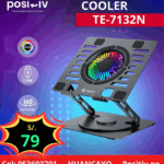 Cooler TEROS TE-7132N, compatible con notebooks de hasta 15.6", 1 fan de 11 cm