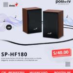 PARLANTE 2.0 GENIUS SP-HF180 USB POWER 6W WOOD