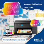 Epson EcoTank L4360 Impresora Multifuncional a Color Wi-Fi y Dúplex