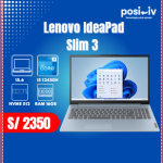 Lenovo IdeaPad Slim 3 de 15,6" FHD TN Core i5-12450H 2,0/4,4 GHz/ 16 GB LPDDR5/512GB