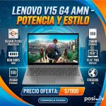 Lenovo V15 G4 AMN 15.6" FHD TN AMD Athlon Silver 7120U 2.4/3.5GHz 8GB LPDDR5/256GB