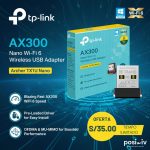 AX300 Nano Wi-Fi 6 Wireless USB Adapter
