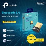 Nano Adaptador USB Bluetooth 5.4