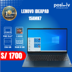 LAPTOP LENOVO IDEAPAD 1 15AMN7 AMD RYZEN 5 5500U 8GB RAM 256GB SSD 15.6 FHD