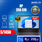 Laptop HP 250 G10 Intel Core i3-N305 Ram 8GB Disco 256GB SSD 15.6
