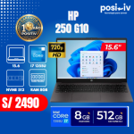 Laptop HP 250 G10 Intel Core i7 1355U RAM 8GB Disco 512GB SSD 15.6