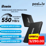 SSD BIWIN M100, 512GB SATA 2.5"