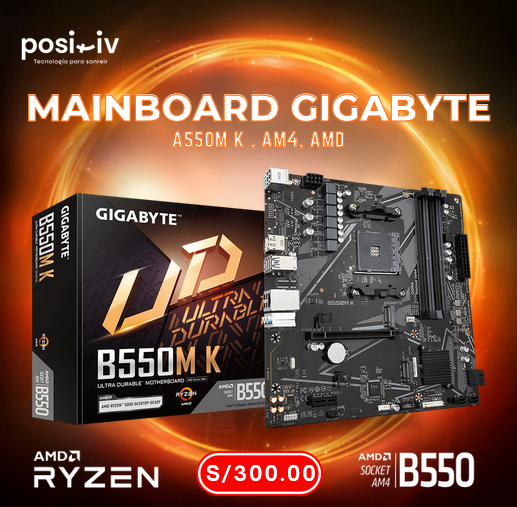 Captura de pantalla 2026-06-01 152703 Motherboard Gigabyte B550M K (rev. 1.0) Chipset AMD B550, Socket AM4, Micro ATX - Imagen 1