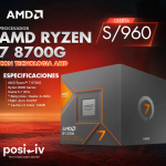 PROCESADOR AMD RYZEN 7 8700G, AM5