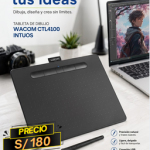 TABLETA WACOM INTUOS PEN SMALL BLACK
